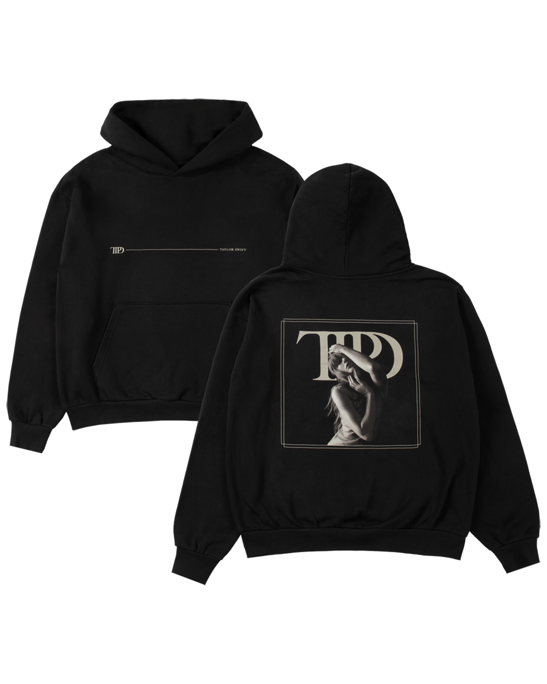 The Tortured Poets Department Black Hoodie