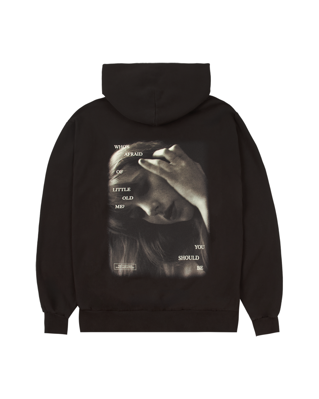 Who's Afraid Of Little Old Me? Dark Brown Hoodie