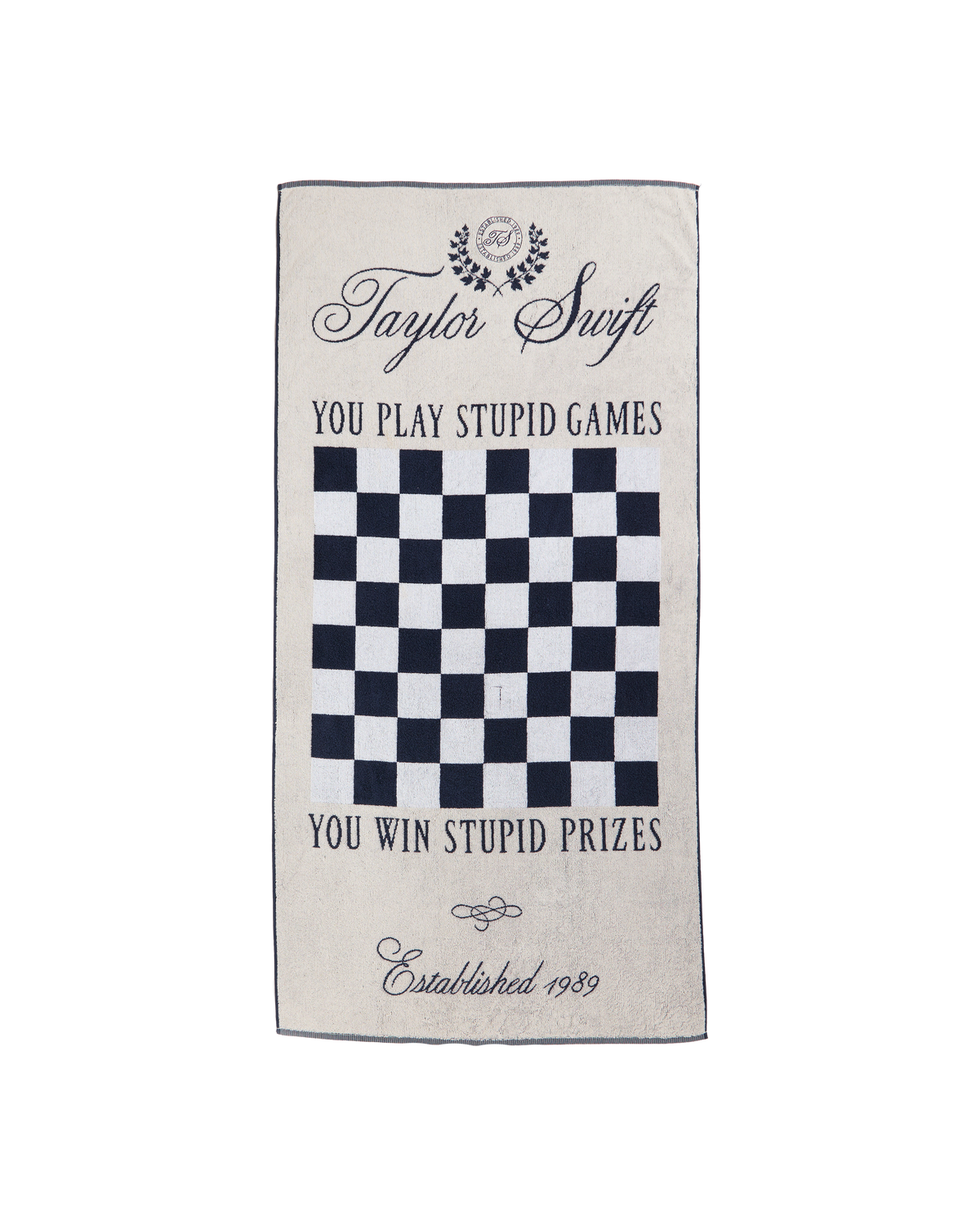 Taylor Swift Checker Game Towel