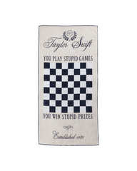 Taylor Swift Checker Game Towel