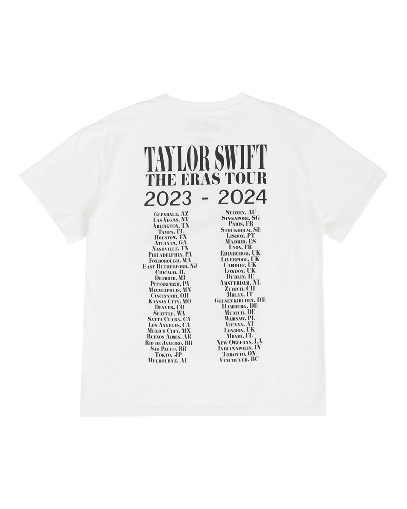 Taylor Swift | The Eras Tour Through Vancouver I White T-Shirt