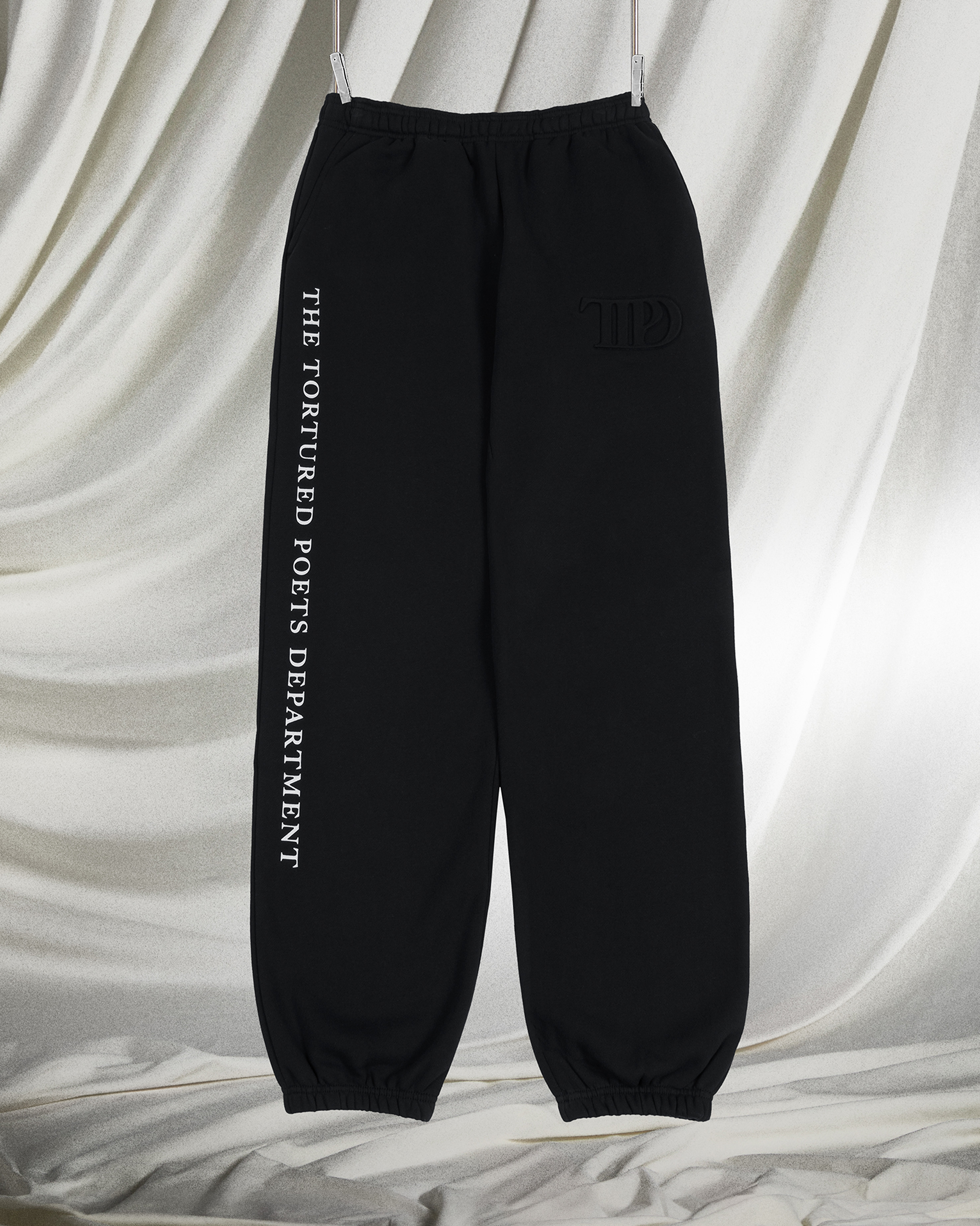 TTPD Black Embossed Sweatpants