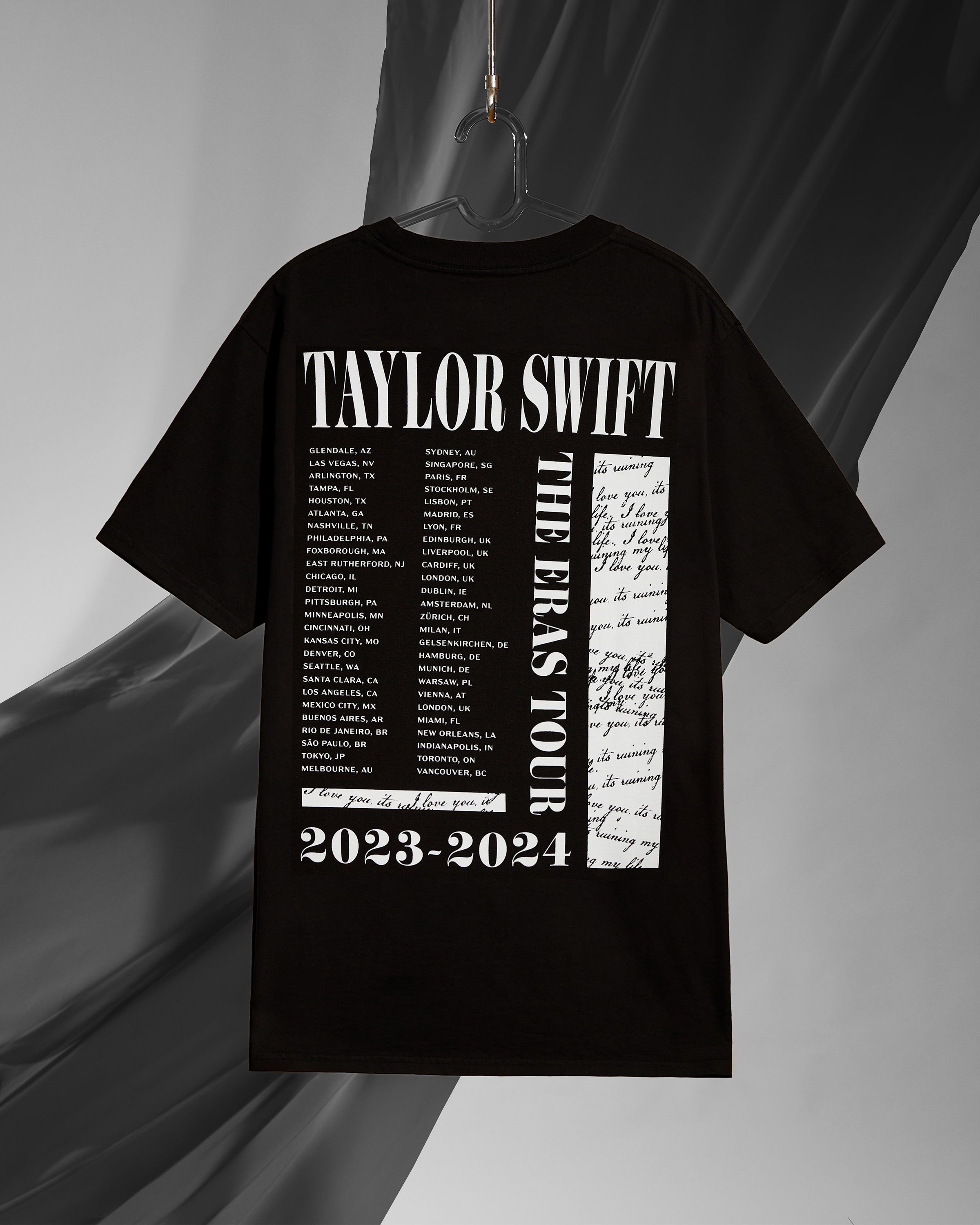 Taylor Swift | The Eras Tour TTPD Live Photo Oversized T-Shirt