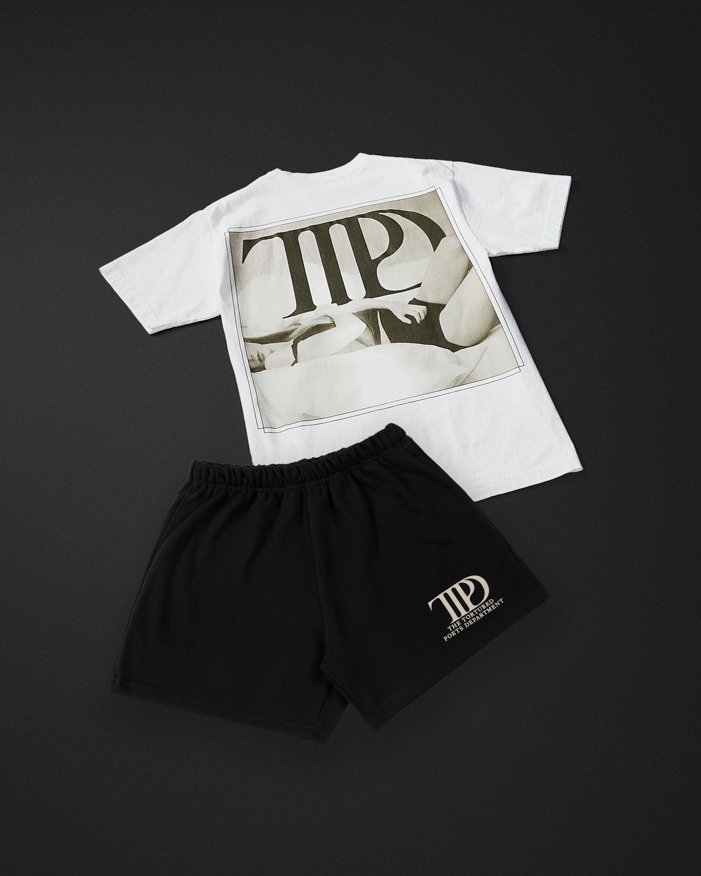 The Tortured Poets Department Black Shorts